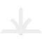Ekena Millwork Redmond Architectural Grade PVC Gable Bracket, 72"W x 45"H x 2"D x 6"F, 15/12 Pitch GBP072X45X0206RED00 - alternate 3